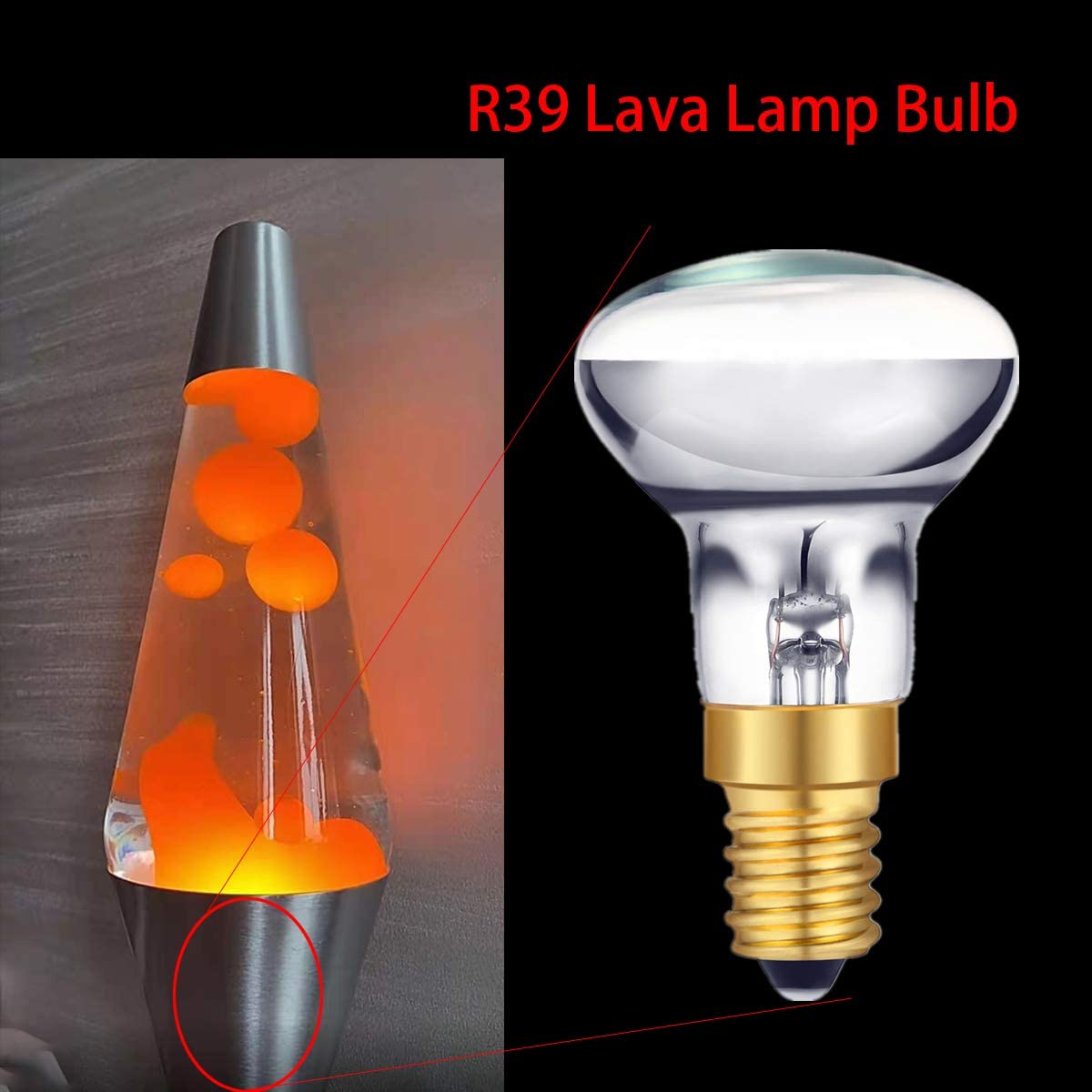 Lava & Glitter Lamp Light Bulbs - Micks Creepy Crawlies